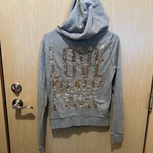 VS pink bling hoodie
